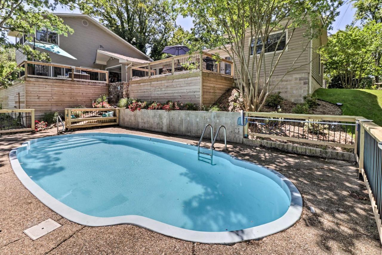 Luxury Hot Springs Oasis On Lake With Private Dock! Bagian luar foto