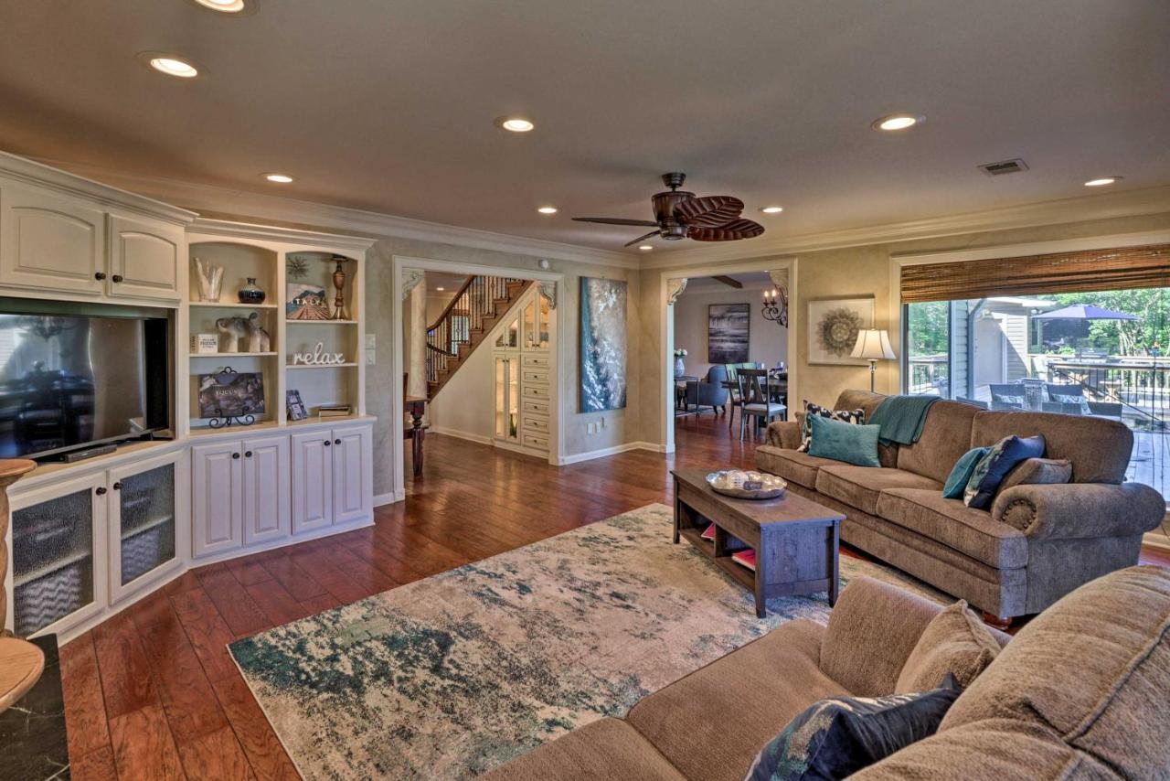 Luxury Hot Springs Oasis On Lake With Private Dock! Bagian luar foto