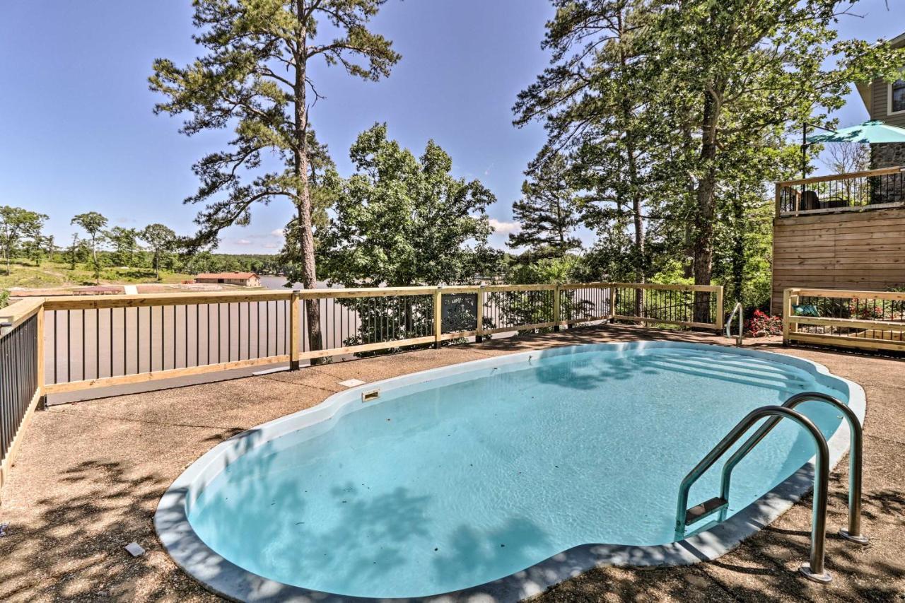 Luxury Hot Springs Oasis On Lake With Private Dock! Bagian luar foto