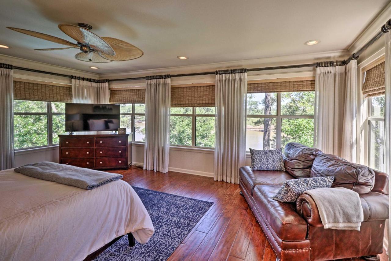 Luxury Hot Springs Oasis On Lake With Private Dock! Bagian luar foto