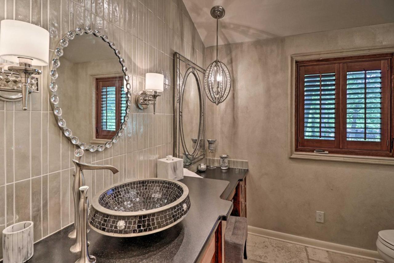 Luxury Hot Springs Oasis On Lake With Private Dock! Bagian luar foto